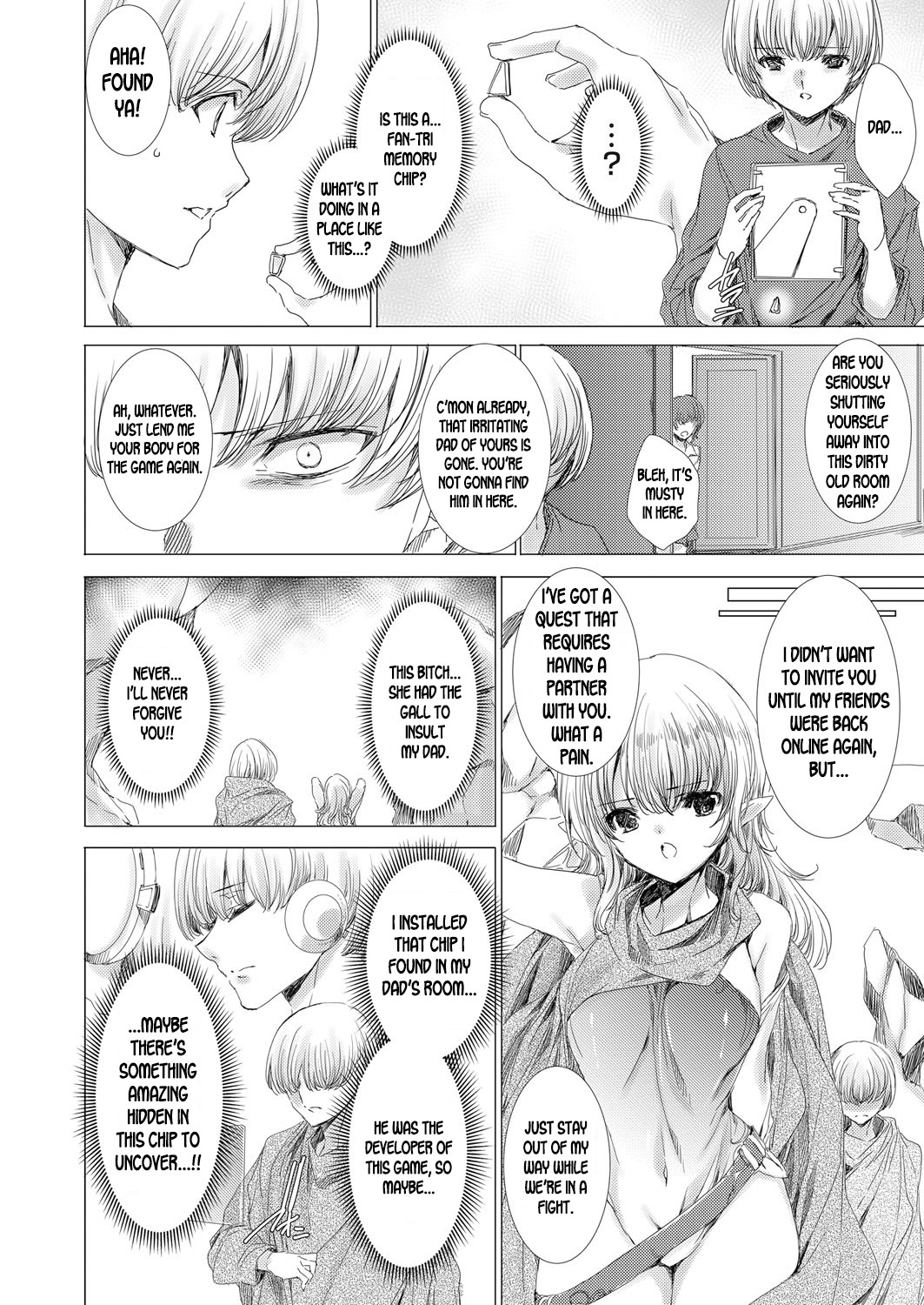 Hentai Manga Comic-Younger Sister Rape Revenge Quest ~Doing as I Please With the Takeover of Her Virtual and Real Body~ Level 1-Read-10